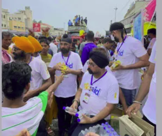 Raunak Singh & Team SikhAid Got Blessed by Devotees, Served 1.5 Lakh Refreshments in Jagannath Rath Yatra